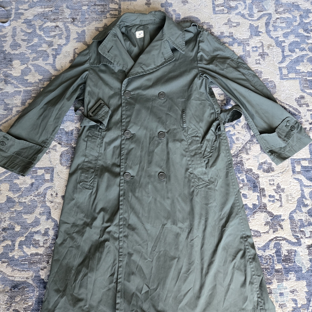 Vintage Style Army Trench Coat